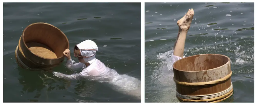 The History of Pearl Diving: From Dangerous Depths to Sustainable Pearl Farming 2 Ama pearl diver