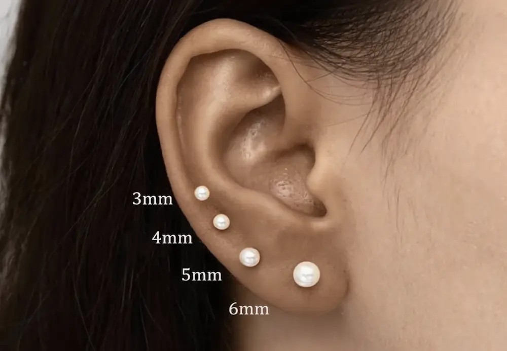 Pearl Earring Sizes: The Ultimate Guide to 7 Perfect Pearl Sizes on Ear