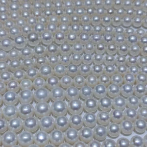 11-15mm White Round Freshwater Pearl Strands, AAA Grade, 16 inches