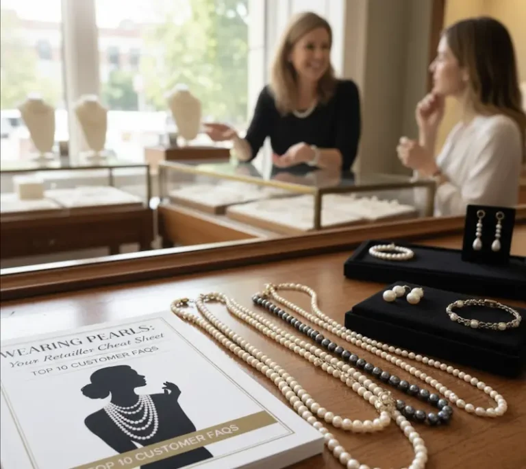 Wearing Pearls: Your Retailer Cheat Sheet with Top 10 Customer FAQs 2 Wearing Pearls: Your Retailer Cheat Sheet with Top 10 Customer FAQs