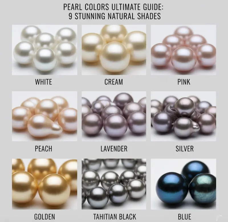 Pearl Colors Ultimate Guide: 8 Stunning Natural Shades