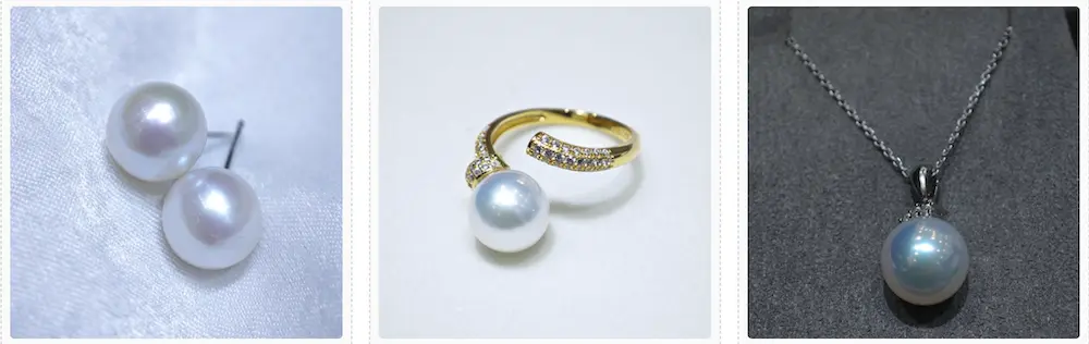 Half drill pearls for pearl ring pearl pendant pearl earring.webp