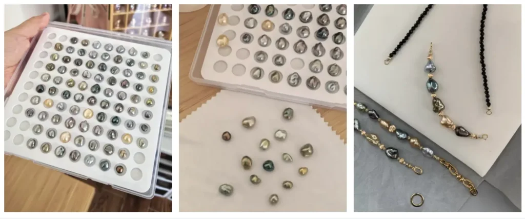 Tahitian Keshi Pearls