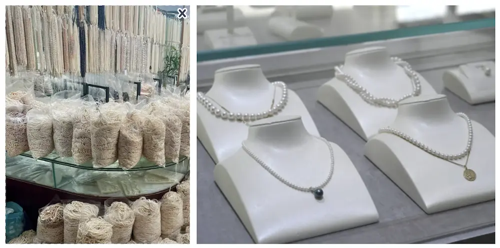Wholesale pearl inventory at Zhihang Jewelry factory ready for jewelry designers