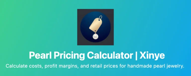 Pearl jewelry pricing calculator: Stop underpricing your work 3 Pearl jewelry pricing calculator: Stop underpricing your work