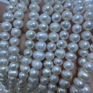 7-8mm White Purple Potato Pearl Strand | AA Freshwater Pearl Manufacturer - China Pearl Manufacturer