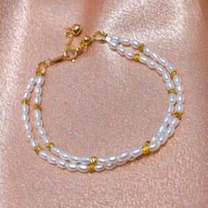 2.5-3mm White Rice Pearl Bracelet | China Pearl Manufacturer Wholesale - China Pearl Manufacturer