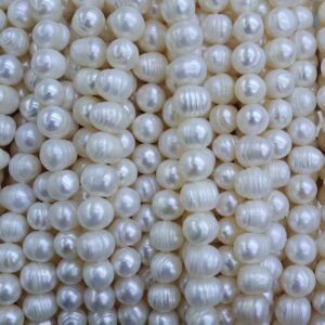 7-8mm White Round Freshwater Pearl Strand | China Pearl Manufacturer Wholesale - China Pearl Manufacturer