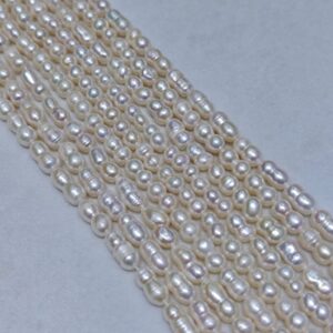 7-8mm White Peanut Baroque Freshwater Pearl Strand | AAAA Grade China Pearl Supplier - China Pearl Manufacturer