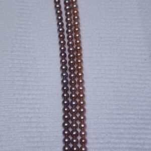 3-3.5mm Purple Round Pearl Strand | China Pearl Manufacturer - China Pearl Manufacturer