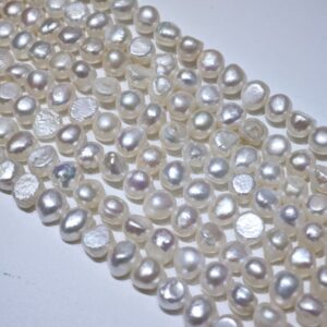 7-8mm White Baroque Pearl Strand | China Pearl Manufacturer - China Pearl Manufacturer