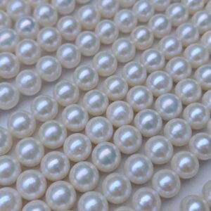 9-11mm White Near Round Pearl Strand | China Pearl Manufacturer - China Pearl Manufacturer